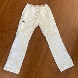 white cargo pants